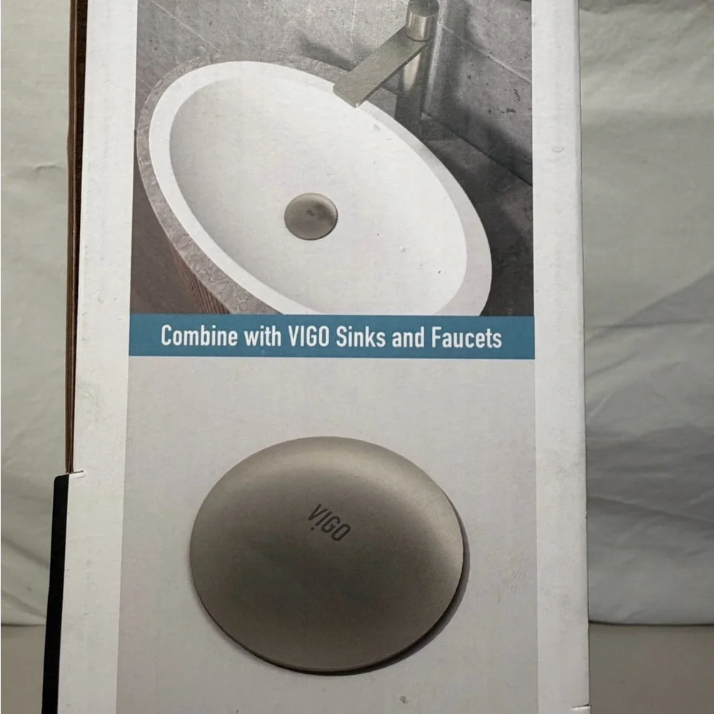 VIGO Brushed Nickel Pop-up Drain Assembly